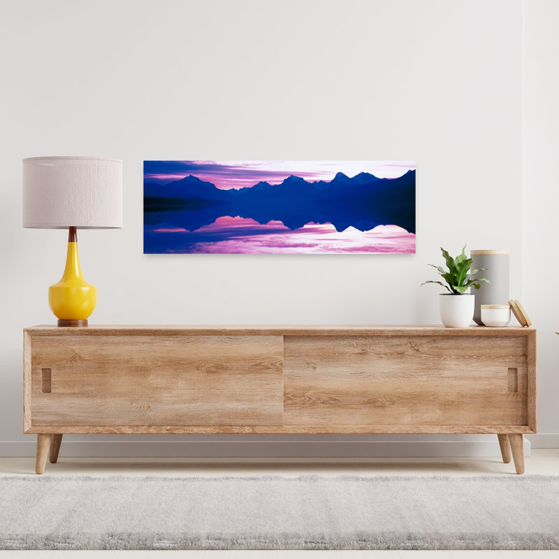 Sunrise Lake McDonald Glacier National Park MT USA by Allen Prier - Wrapped Canvas Panoramic Print, 30.48 cm H x 91.44 cm W