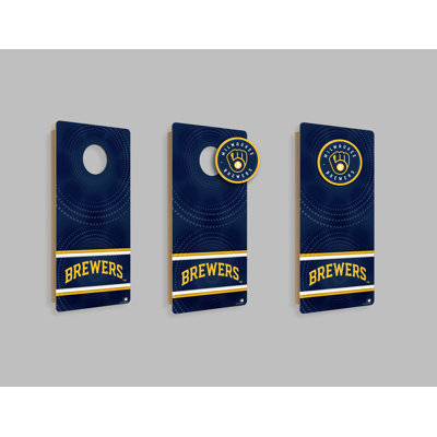 Milwaukee Brewers Mini Wall Hanging Cornhole