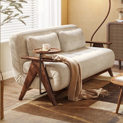 Wabi-Sabi Solid Wood Foldable Sofa