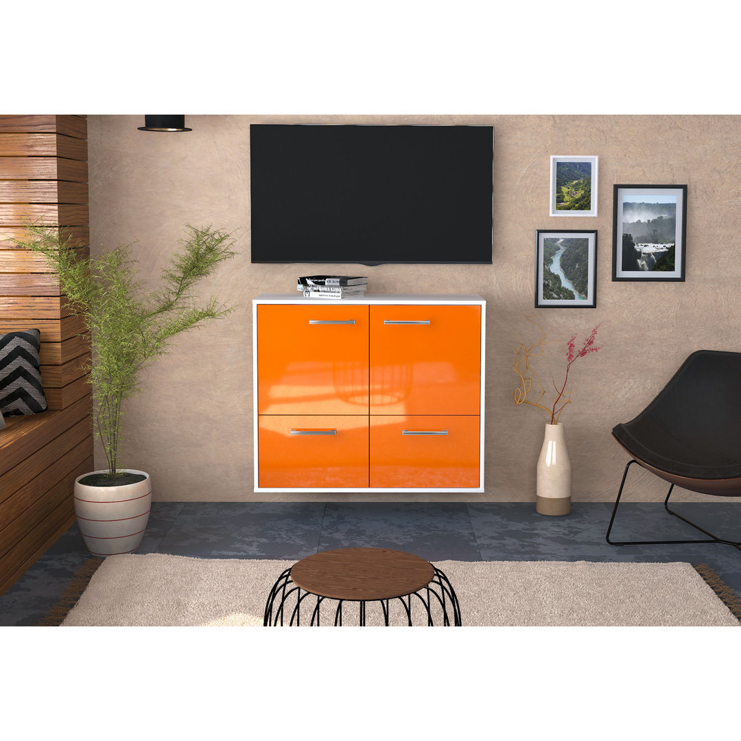 TV-Lowboard Montgomery aus Massivholz, 92 cm