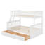 Twin Over Full Bunk Bed With Drawers-1899065390