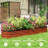 Metal Planter,Metal Planter Box With Safety Edging,Galvanized Raised Garden Bed Kit-1340713448