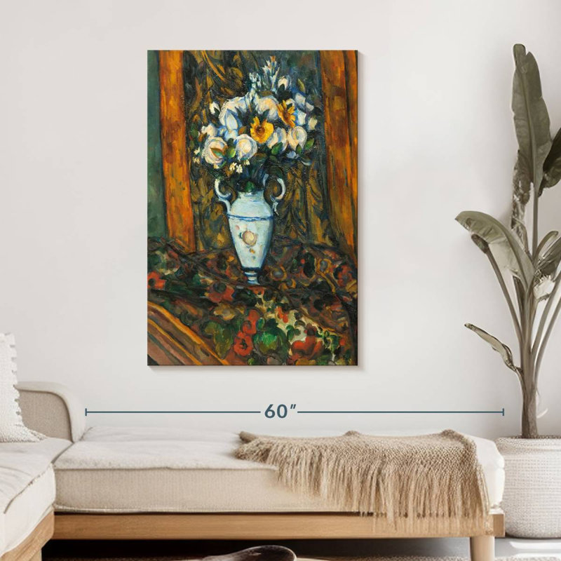 Vase de fleurs 1900-1903, H 45 po x l 30 po