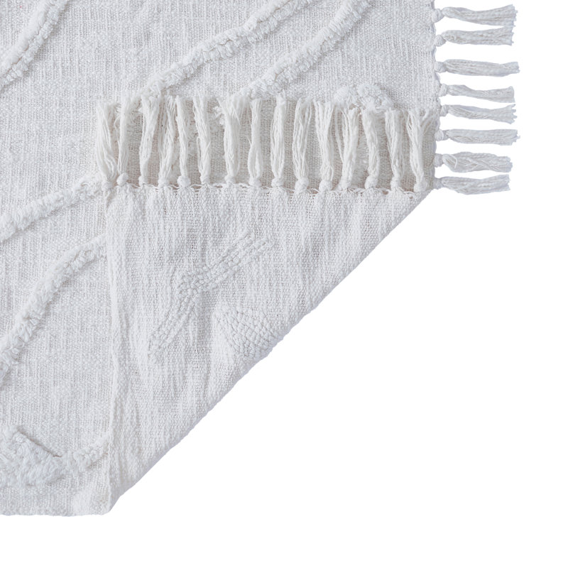Jeté en coton Adisha, Lait de coco