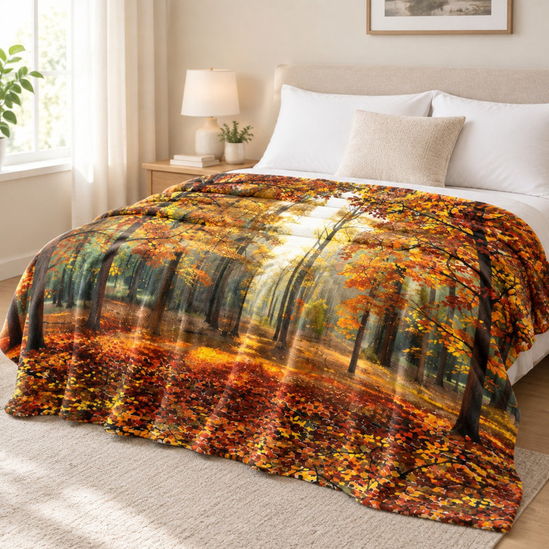 Jeté en flanelle Cozy, L 60 po x l 50 po