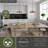 Jorene 3L Bronze Rustic Pendant Light White Linen Bear Deer Tree