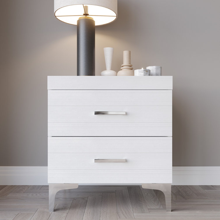 Adarryll 2 - Drawer Nightstand in White