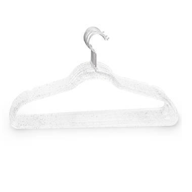 3 Sprouts Baby Velvet, Non-Slip Clothes Hangers - Pack of 30 - Seafoam