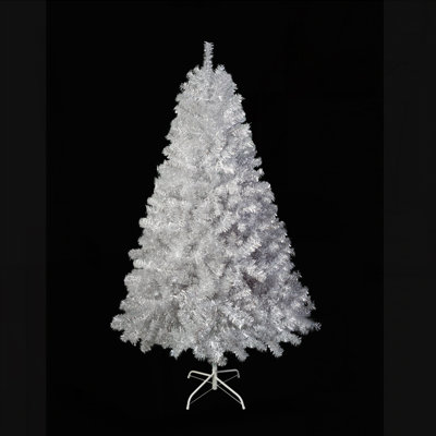6FT Sliver Pre-Lit Artificial Christmas Tree