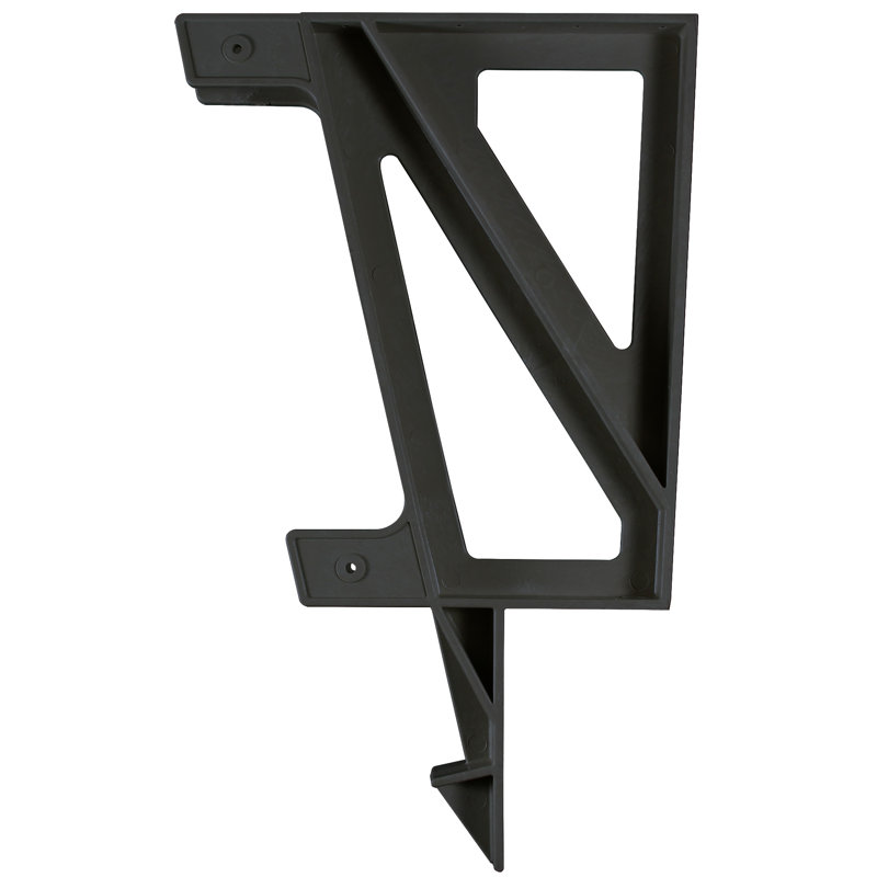Dekmate Sand Bench Bracket 90168MI, 2 Piece Set for Easy Assembly, Black
