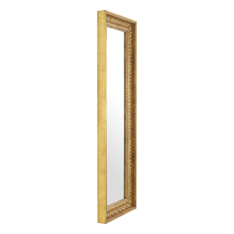 Sahure Rectangle Solid Wood Mirror