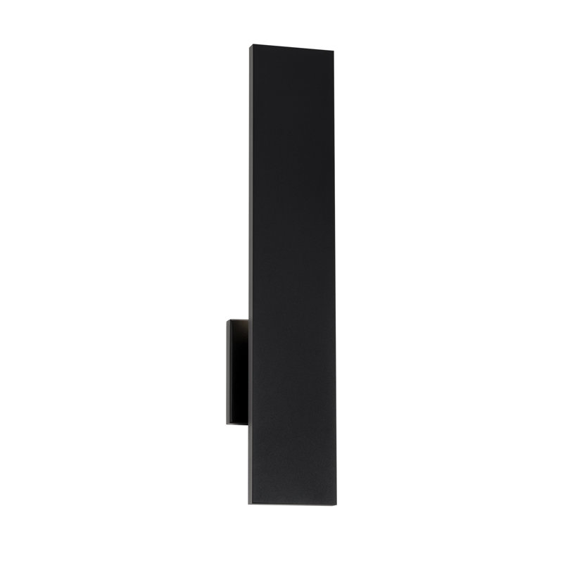 Stag LED Wall Light, Black, 4000K, 18" H x 4.5" W x 2.5" D
