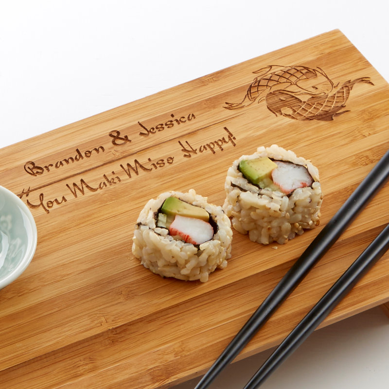 Planche à sushi personnalisée Yin and Yang, Oui