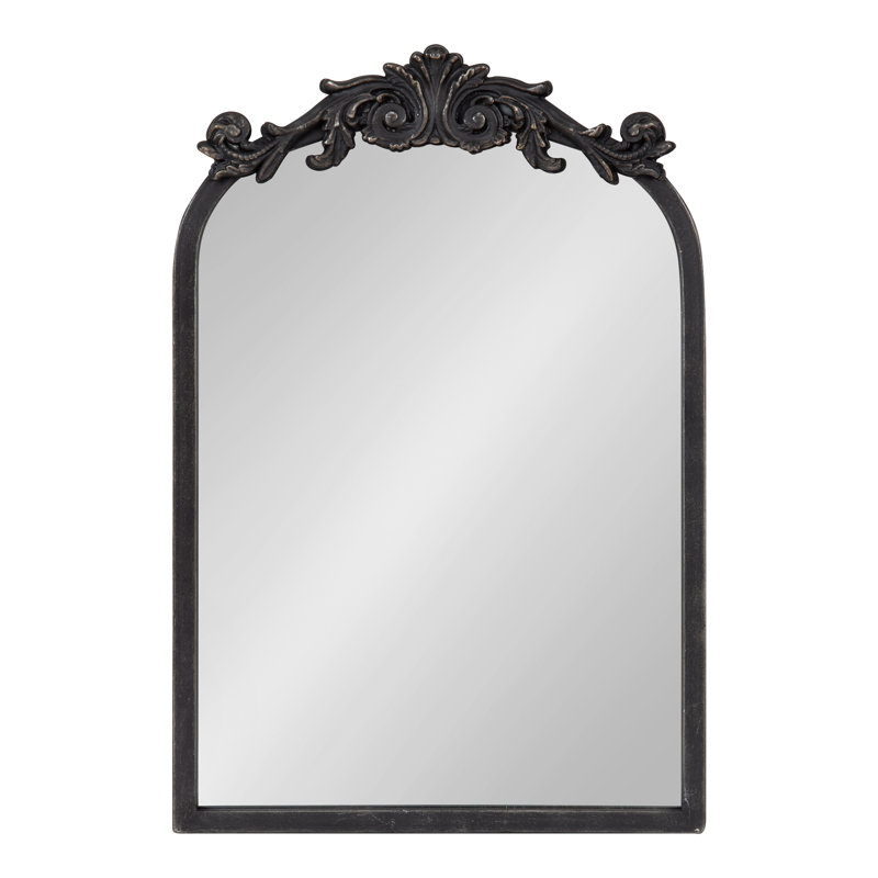 Damier Metal Flat Mirror, Black