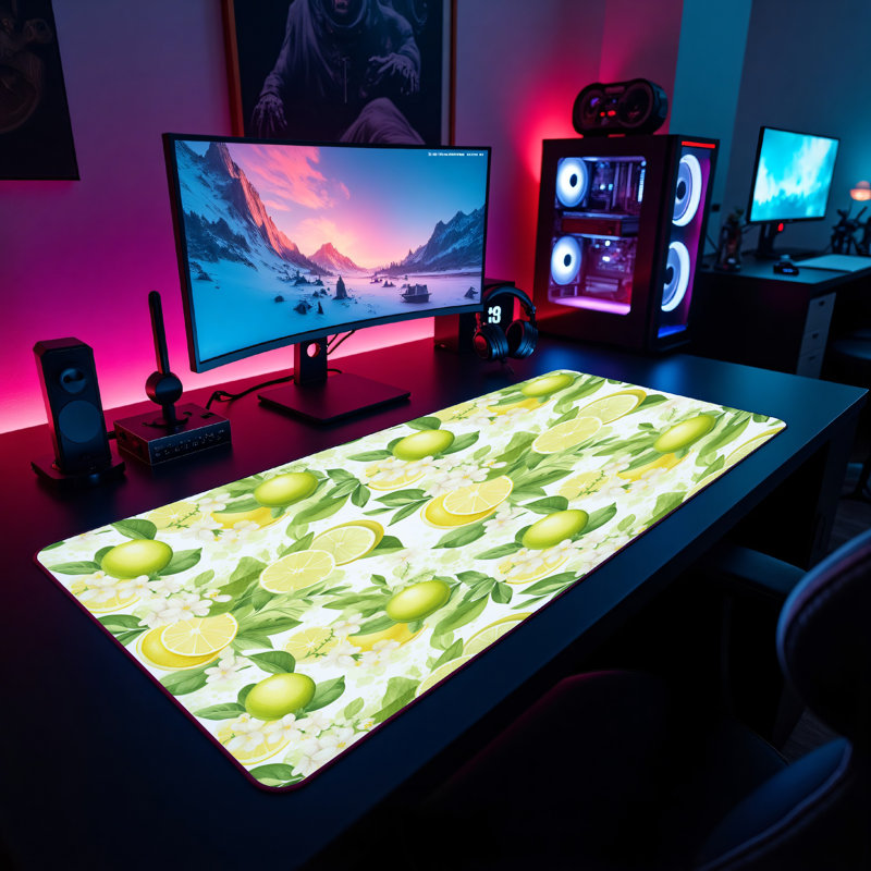 Polyester Desk Pad, 31.5x15.5