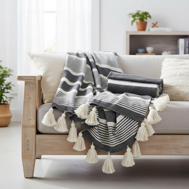 50x60" Gregory Throw Blanket, 2 Pack