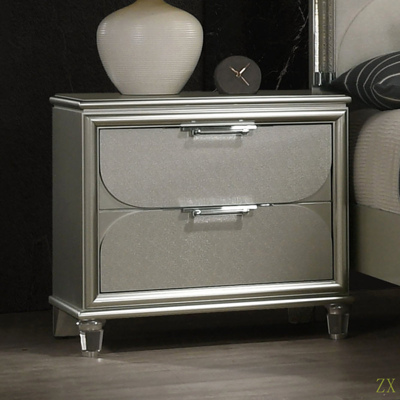Table de chevet 2 pièces Contemporary