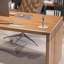 Bureaux en bois massif brun en forme de L-108297791-108297792