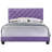 Transitional Purple Full Bed With Support