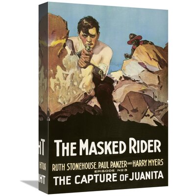 Vintage Westerns Masked Rider The Capture of Juanita' Graphic Art Print on Wrapped Canvas -  East Urban Home, BC1BA3D61F054B49BEF14EF0C89EA5A5