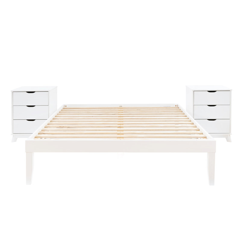 Marialana 3-Piece Bedroom Set, White, Queen