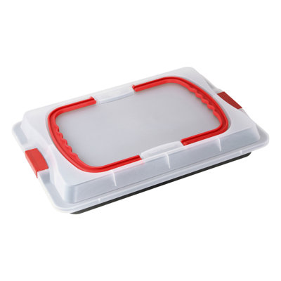 Bake & Go Backblech mit Transportdeckel