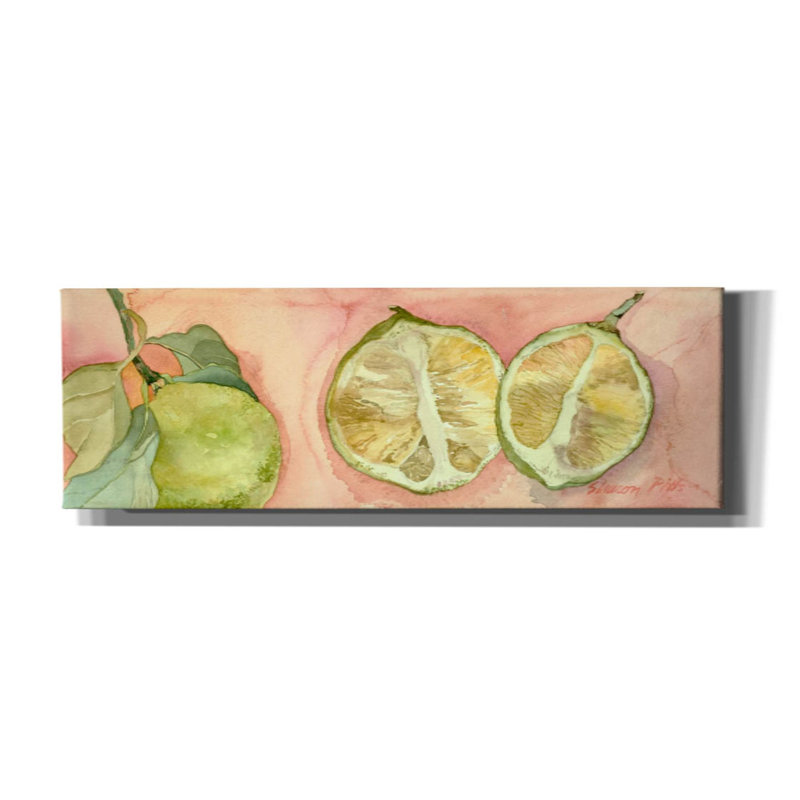 Sur toile, H 12 po x l 36 po x P 1,5 po