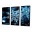 «Blue Snowflake Holiday III - Winter Landscape», art mural-413382599-413382593