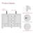 48" Double Sink Bathroom Vanity Base Only, Painted Surface, Soft-Close Doors-109911296