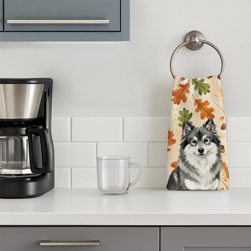 Serviette de cuisine Keeshond, Spitz loup