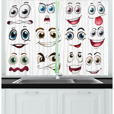 Pointed Kitchen Curtain