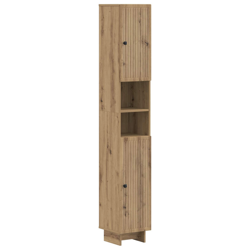 Bathroom Storage, Artisan Oak