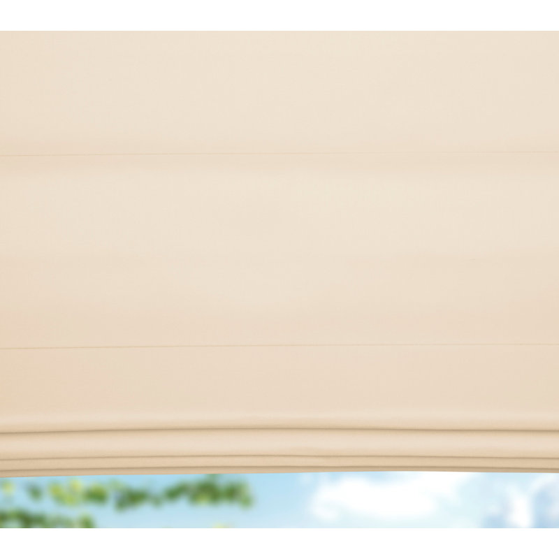 Pebble Beach Cordless Light Filtering Fabric Roman Shade