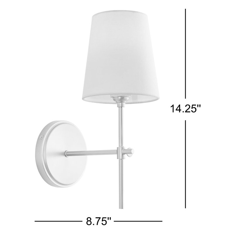 Baker 1 - Light Bath Sconce, Satin Brass, No