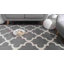 Tapis gris à motif géométrique Sherrer-35851656
