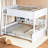 Twin XL over Queen Bunk Bed with Storage Cabinets, USB Ports, and Built-in Convenience-1939296890