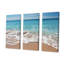 Shoreline Shadows On Beautiful Beach - ensemble d'art mural côtier-107733997-107734000