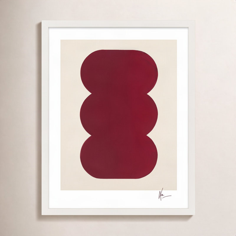 Keyhole 1 Painting by Lee Lessem, 30" H x 24" W x 1.25" D, White Framed
