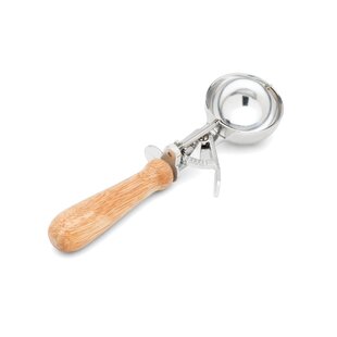 Durable Stainless Steel Ice Cream Scoop Big Ice Cream Nostalgic Scoop With  Spring-powered Trigger Big Volume Old Style Scoop Easy To Clean