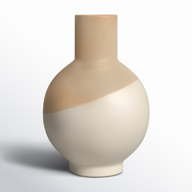 Tammy Handmade Ceramic Table Vase, 10" H x 7" W x 7" D