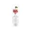 Toucan Clear/Red/Gold 13.39" Porcelain Table Vase