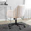Velvet Fabric Swivel Office Chair-1904605650