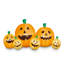 Décoration gonflable d'Halloween citrouilles illuminées