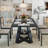 47 Inch - 67 Inch Extendable Dining Table For 4-6, Rectangle Kitchen Table With Removable Leaves And Storage-1373316824
