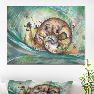 " Snail With His House "