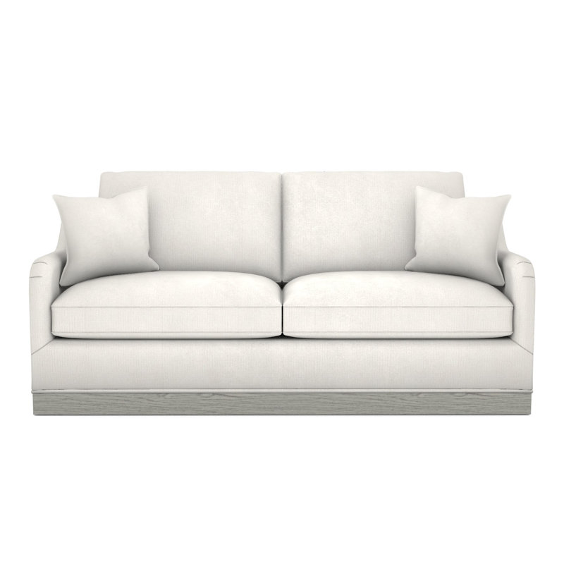 Canapé Fisher, Gris colombe, Neige Tommy
