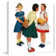 Missing Tooth by Norman Rockwell - 1 Piece Wrapped Canvas Painting-1355776207
