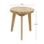  Table d'appoint ronde en bois massif Camden