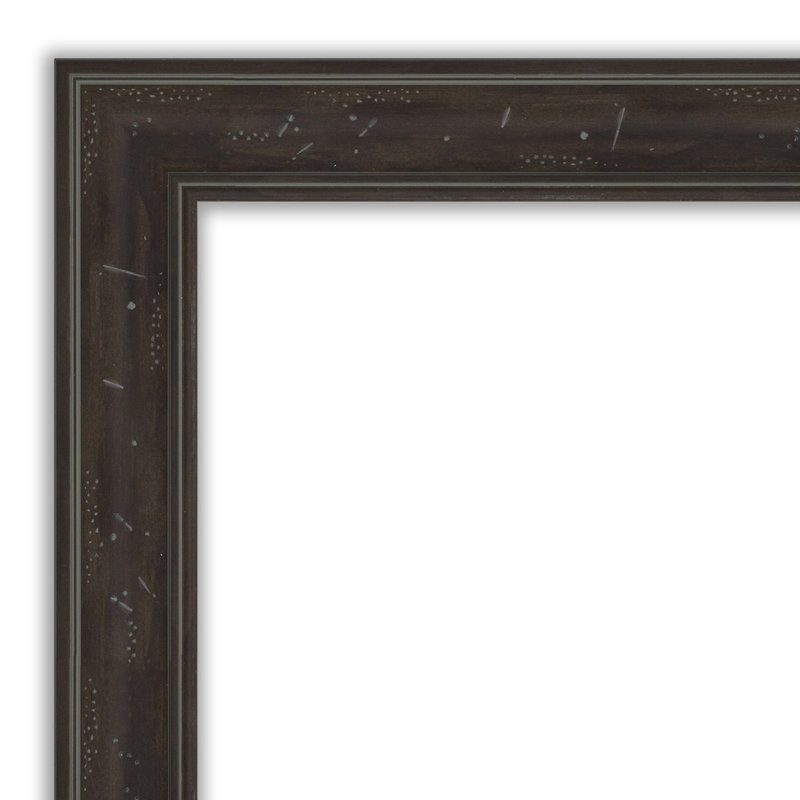 Shipwreck Black Narrow Framed Natural Cork Bulletin Board