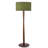 61" Walnut Floor Lamp with 19.7" Large Fabric Drum Shade, Solid Wood Standing Lamp for Living Room, Bedroom, Office & Corner, UL Listed, Bulb Not Included-1875178209